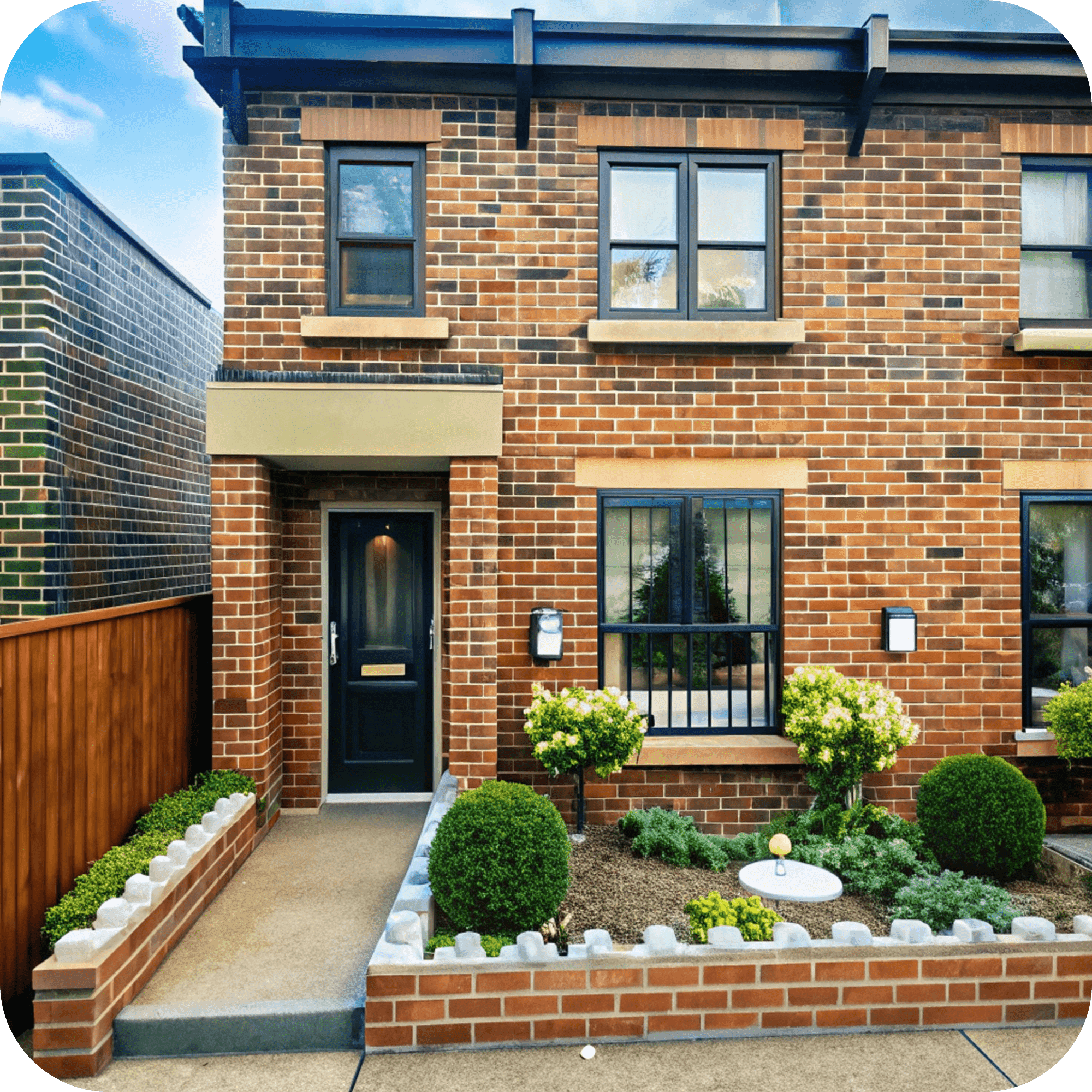 Illustration of brickwork services