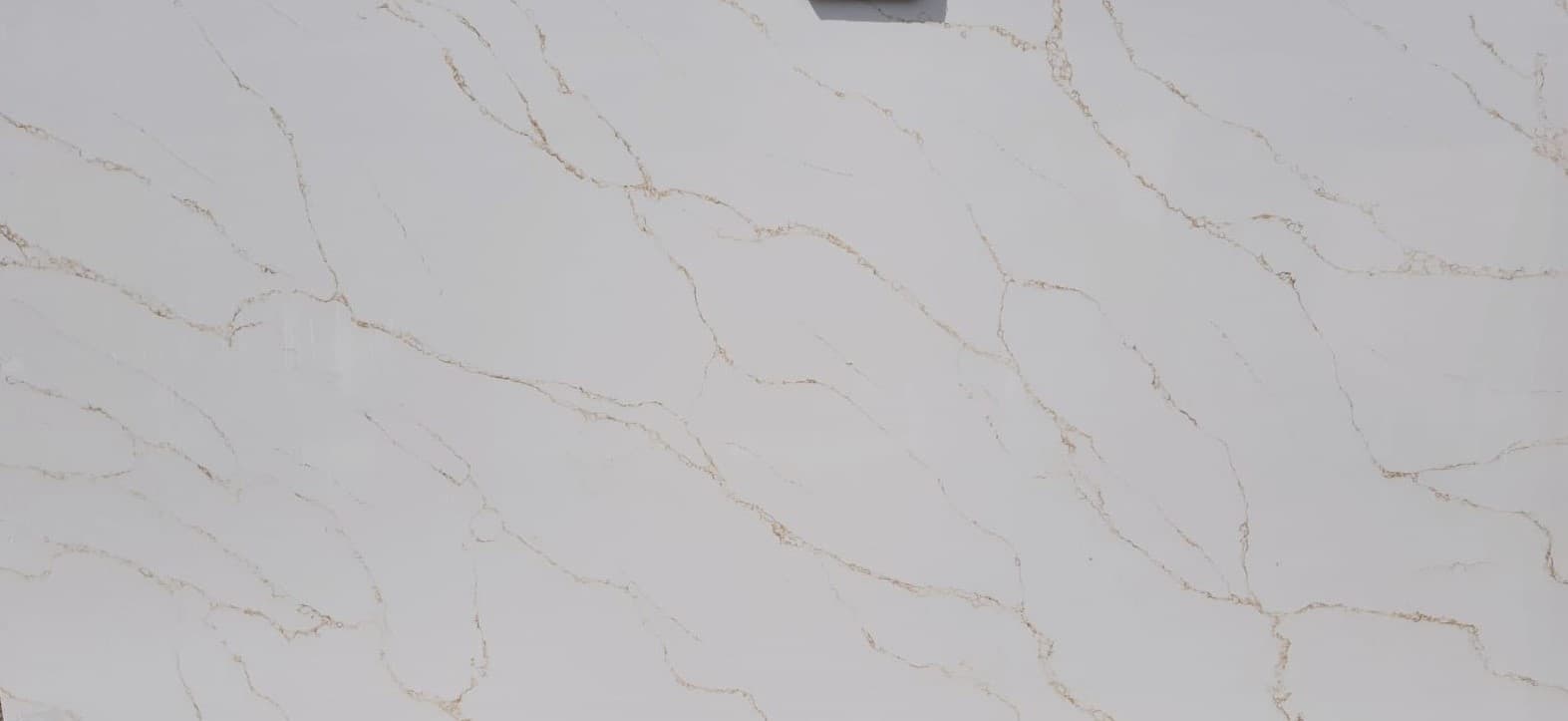 Quartz Offcut Required | Calacatta Gold Style | 600mm x 300mm | Polished | Softened Edges